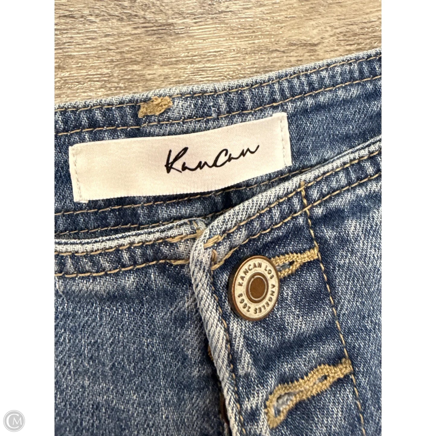 Jeans Wide Leg By Kancan In Blue Denim, Size: 6