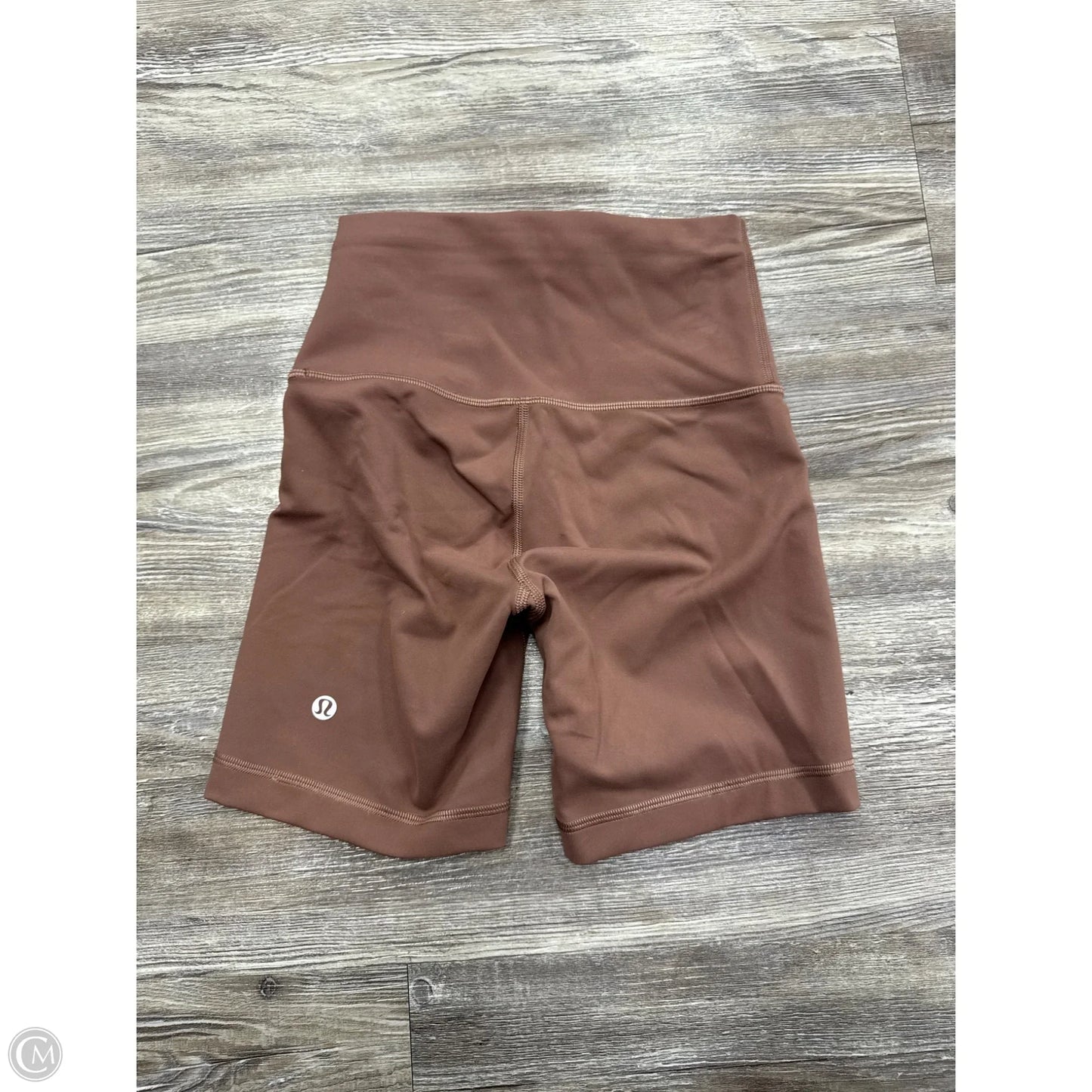 Athletic Shorts By Lululemon In Brown, Size: 2