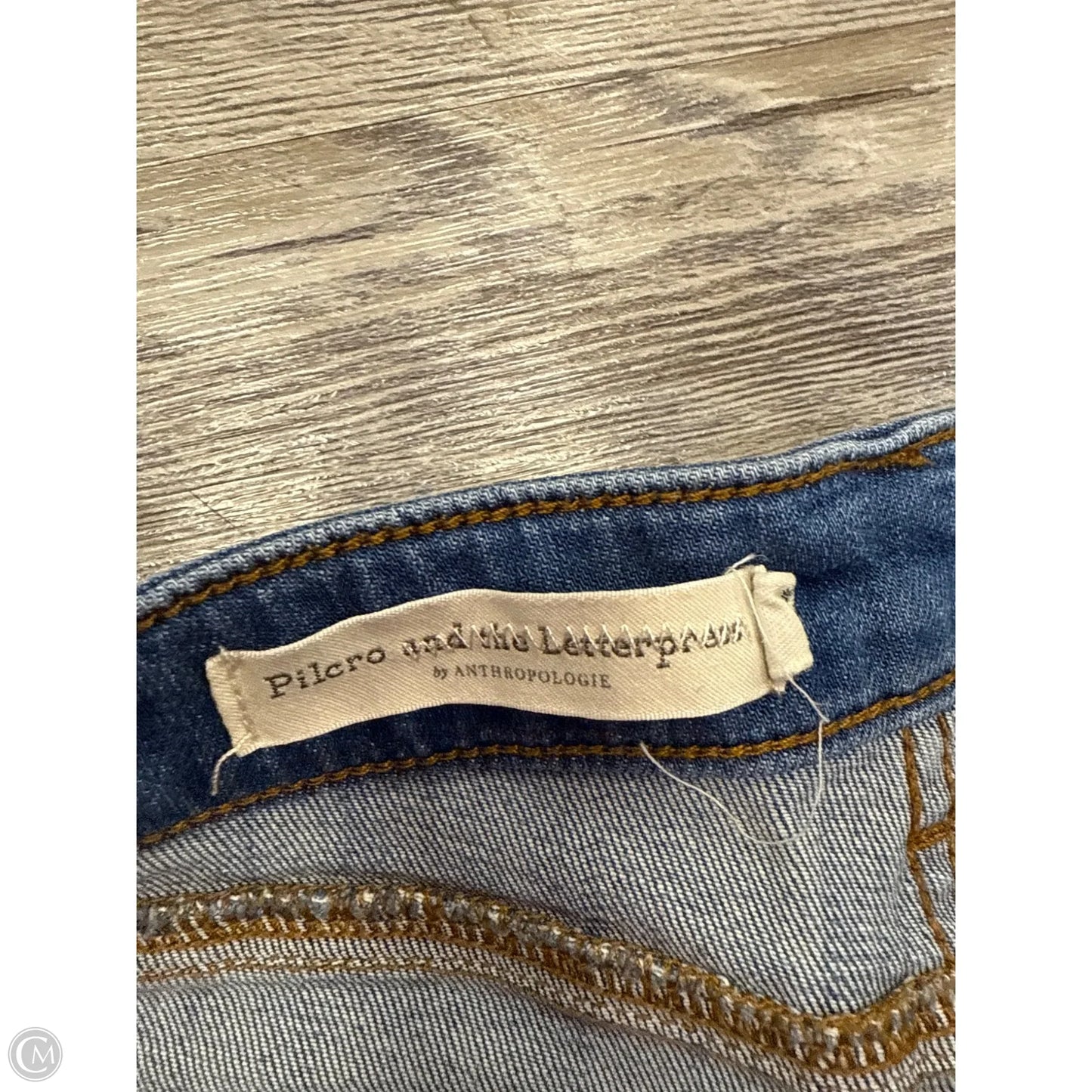 Jeans Boyfriend By Pilcro In Blue Denim, Size: 2