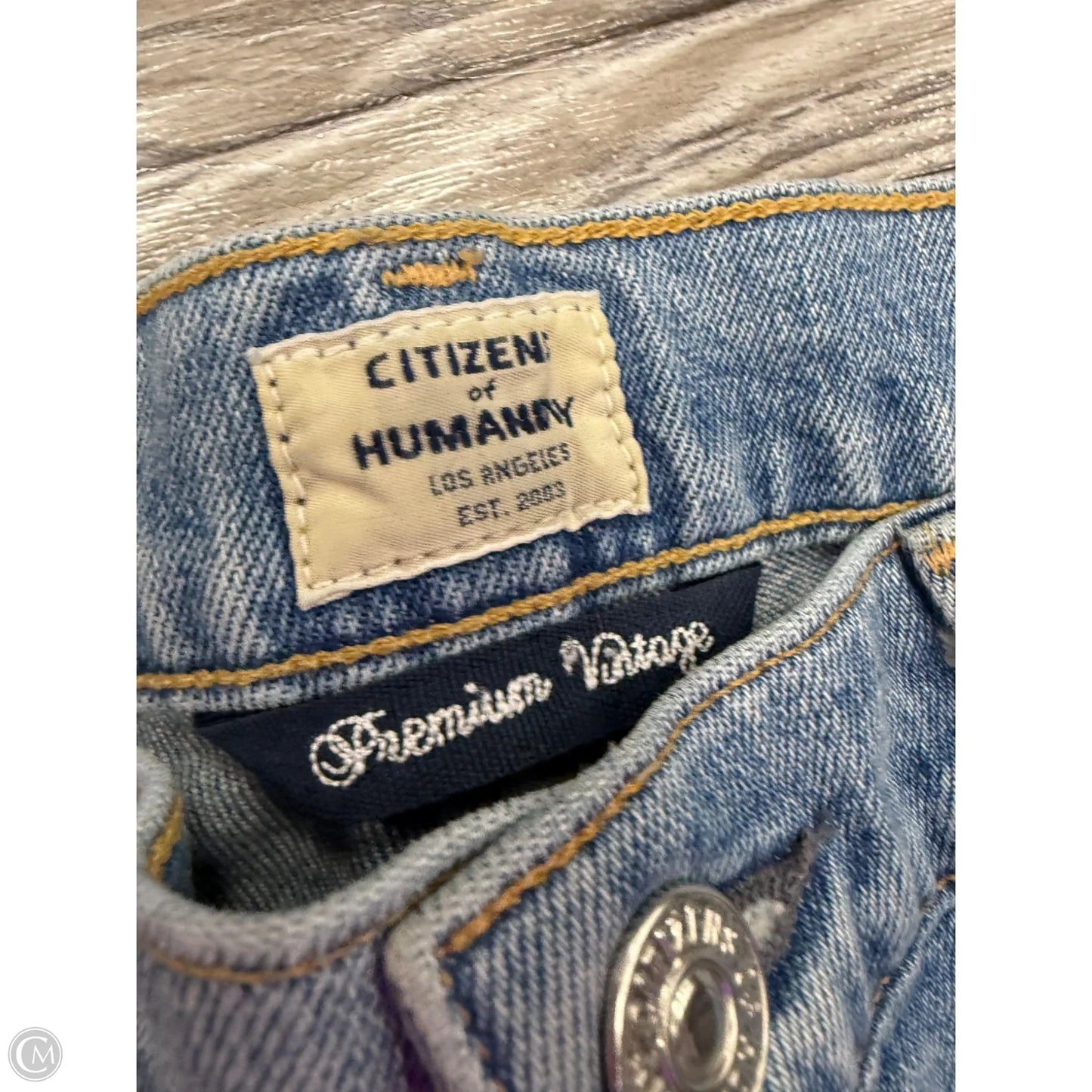 Jeans Flared By Citizens Of Humanity In Blue Denim, Size: 4