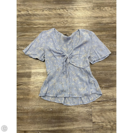 Top Short Sleeve Basic By Abercrombie And Fitch In Blue, Size: M