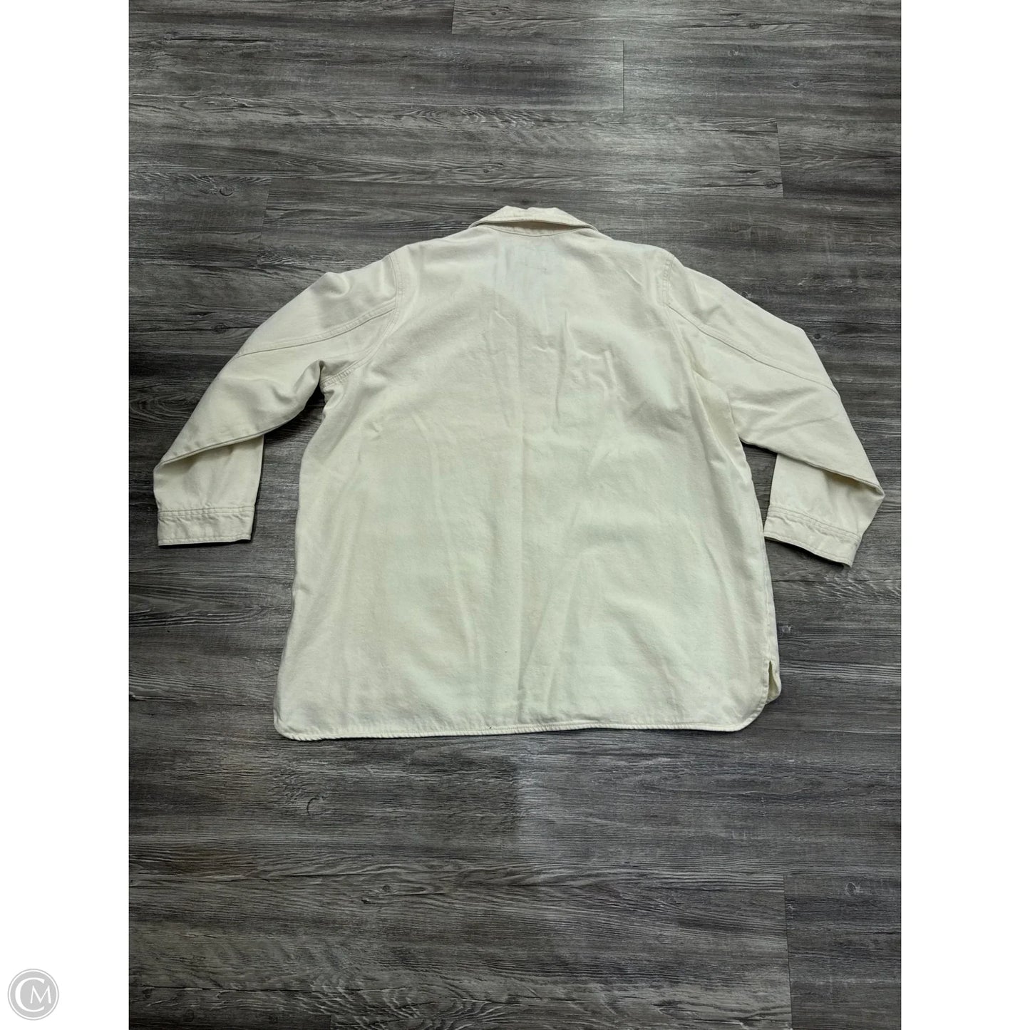 Jacket Denim By Old Navy In Cream Denim, Size: 2x