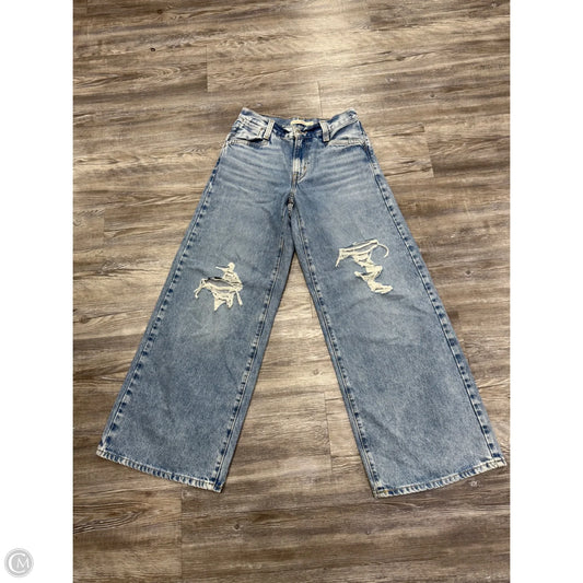 Jeans Wide Leg By Levis In Blue Denim, Size: 2