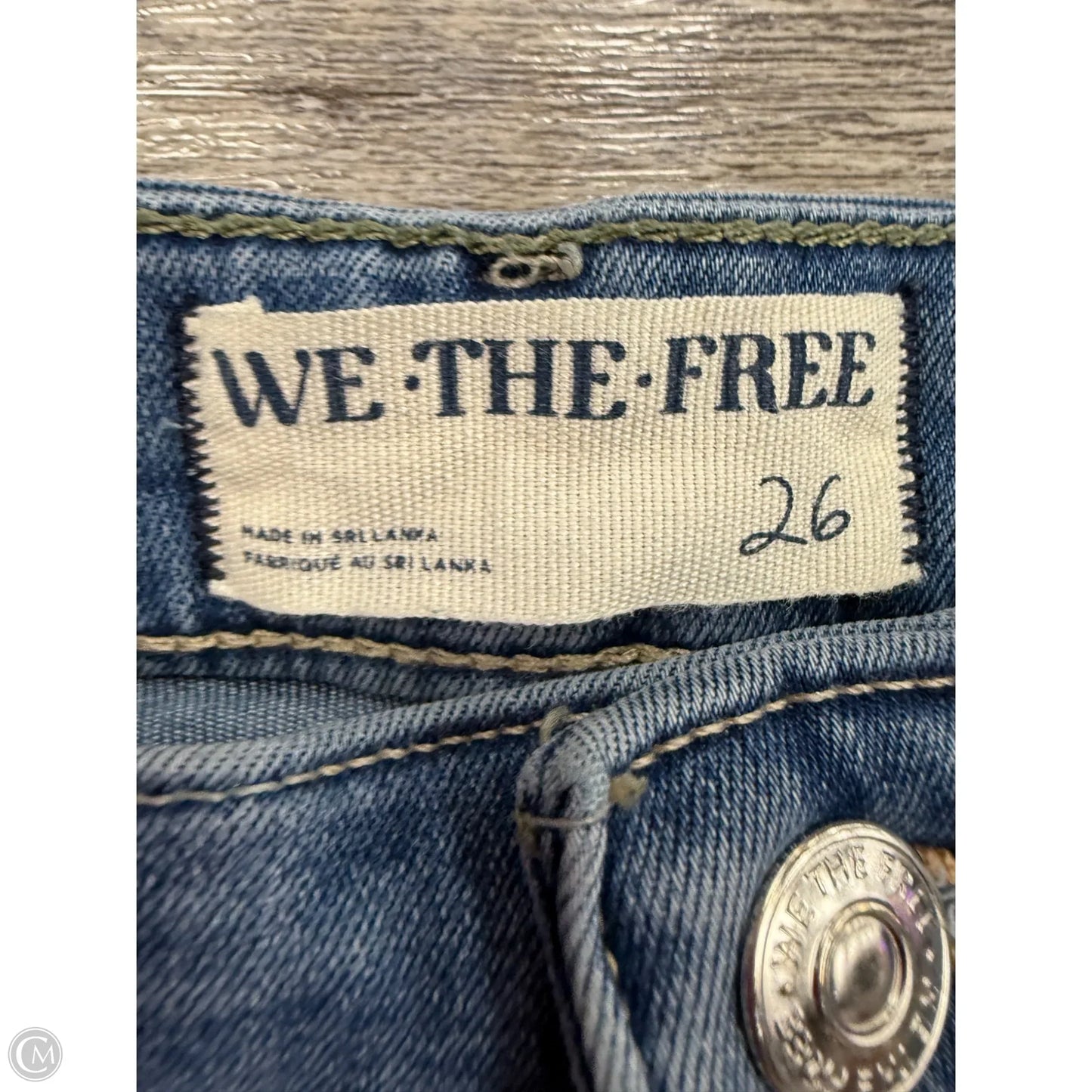 Jeans Flared By We The Free In Blue Denim, Size: 2