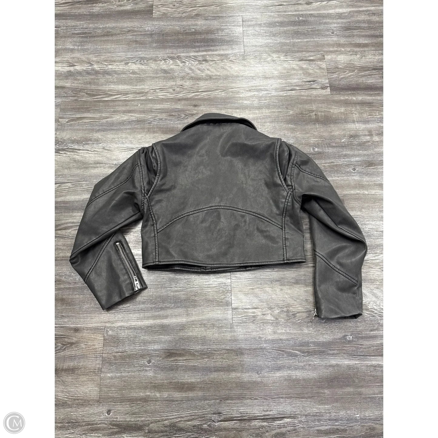 Jacket Moto By Blanknyc In Black & Grey, Size: Xs