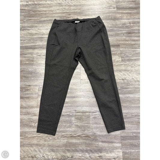 Pants Cropped By J. Jill In Grey, Size: 2x
