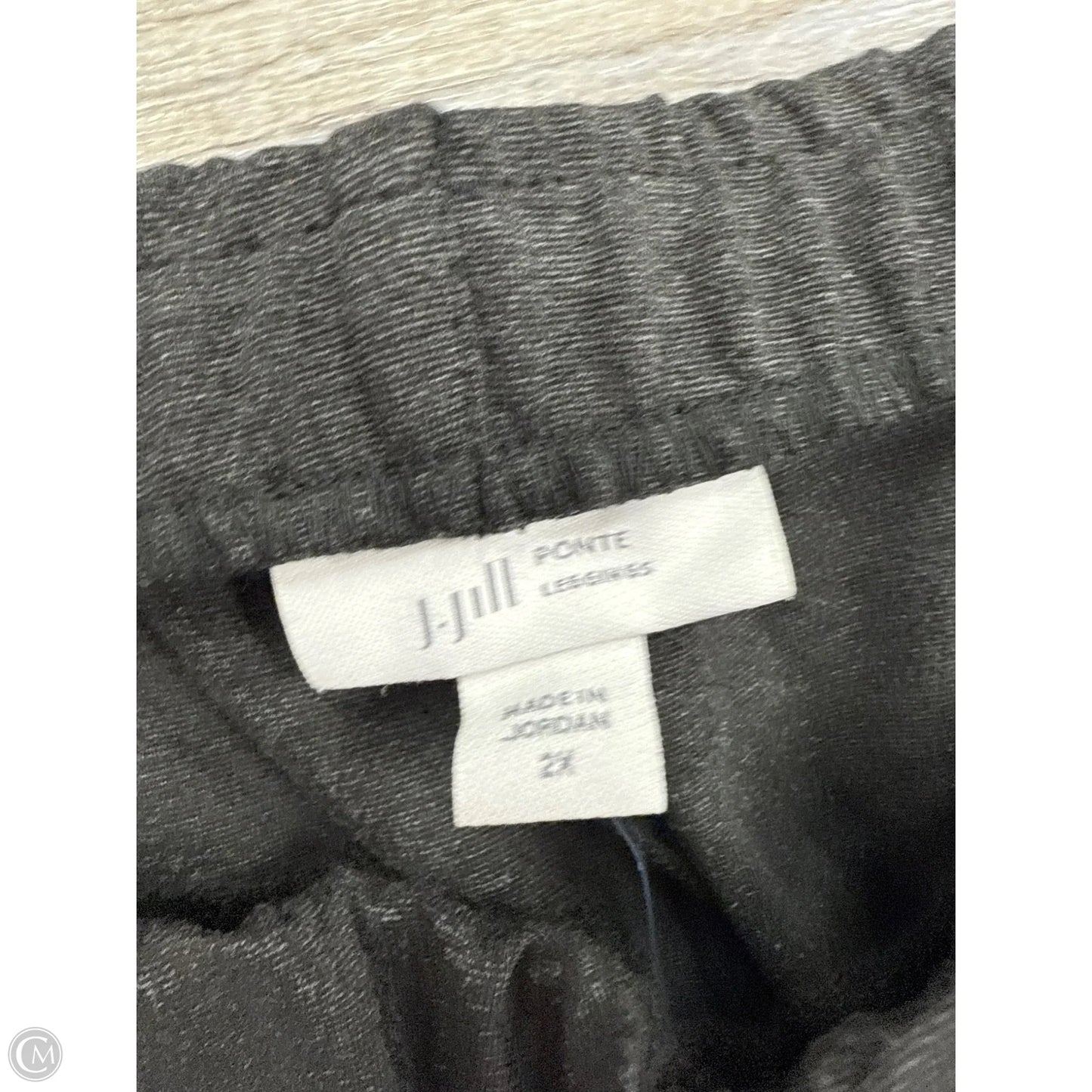 Pants Cropped By J. Jill In Grey, Size: 2x