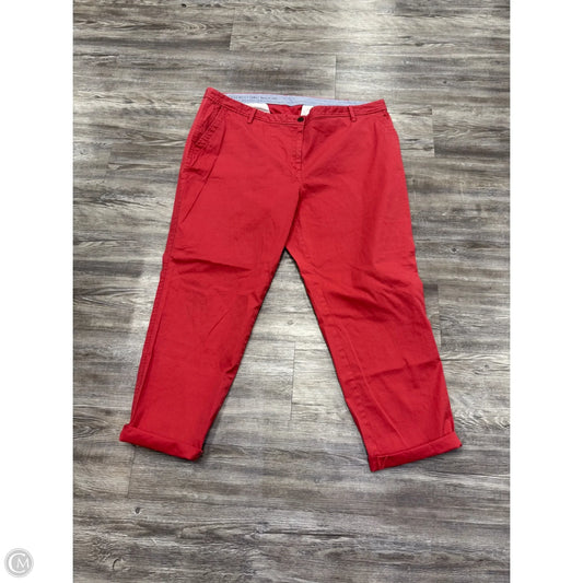 Pants Chinos & Khakis By Talbots In Red, Size: 18
