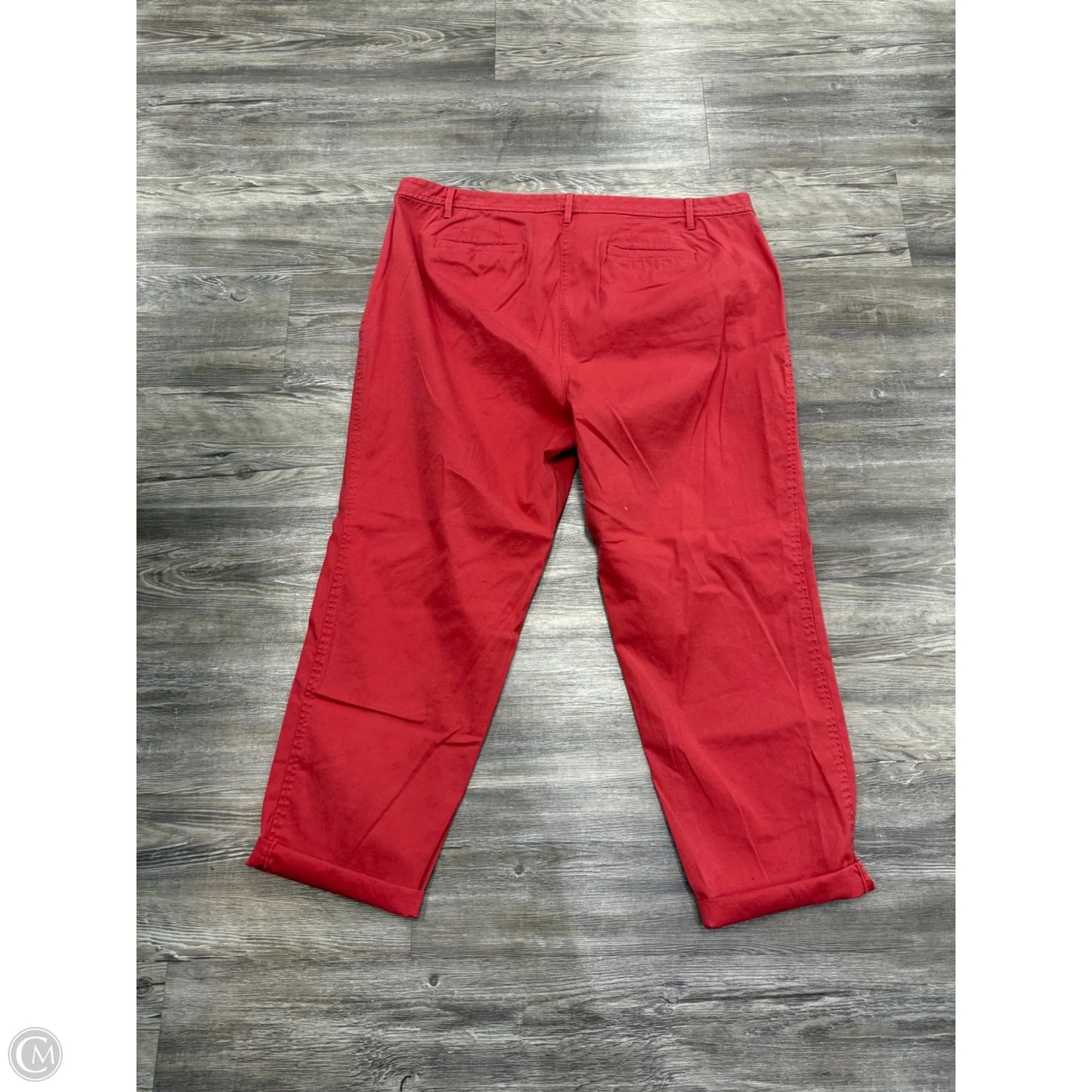 Pants Chinos & Khakis By Talbots In Red, Size: 18