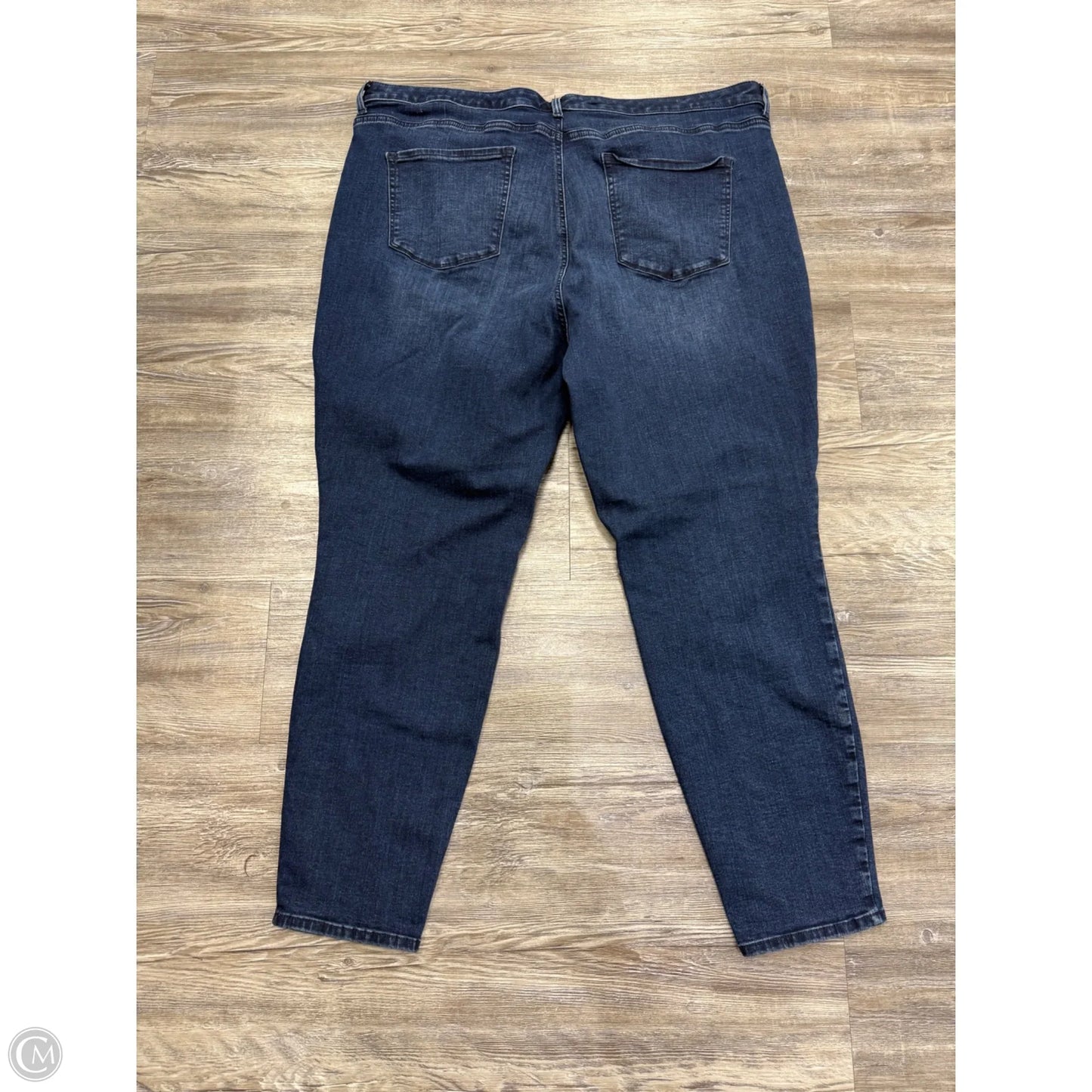 Jeans Skinny By Talbots In Blue Denim, Size: 20