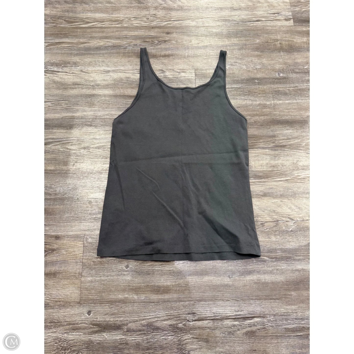 Top Sleeveless Basic By Eileen Fisher In Grey, Size: 1x