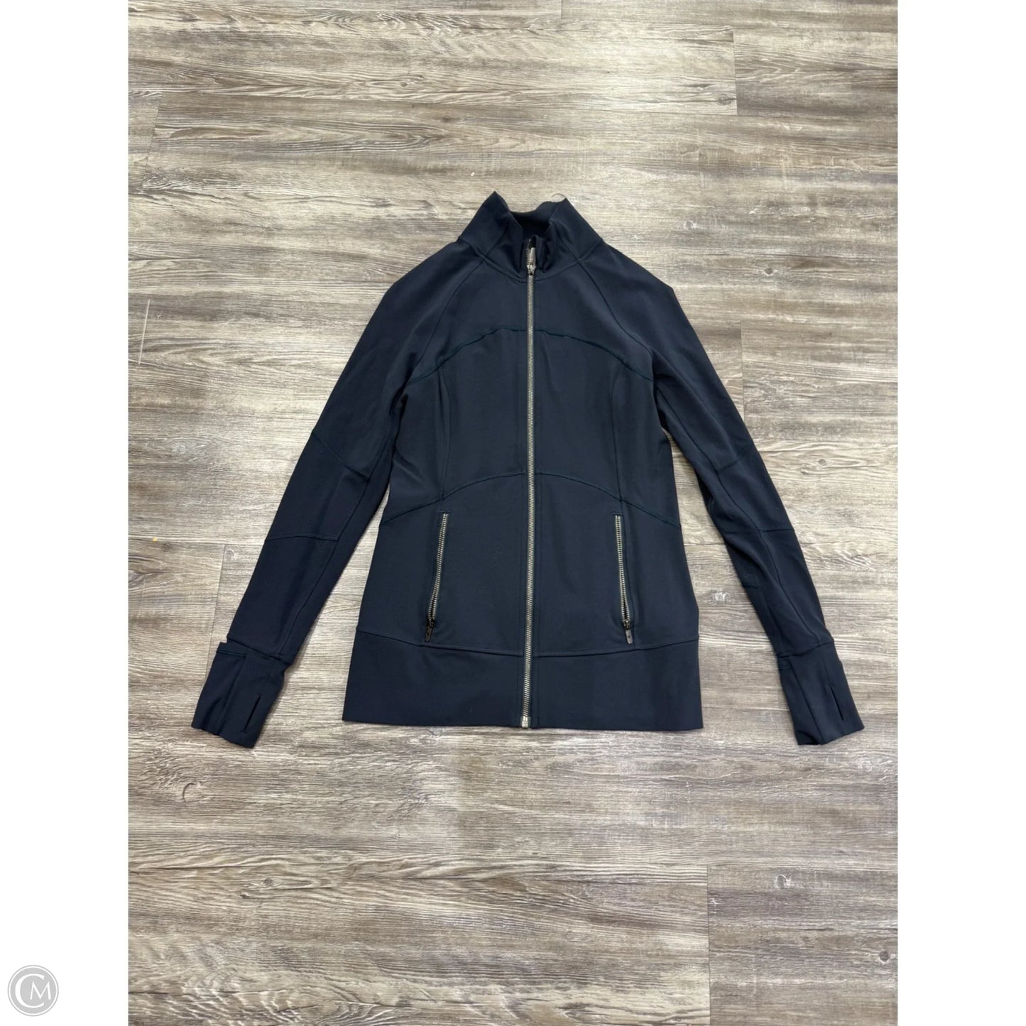 Athletic Jacket By Lululemon In Navy, Size: 10