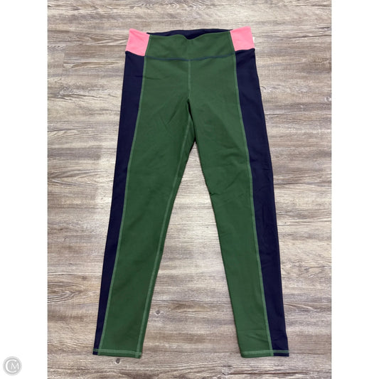Athletic Leggings By Boden In Blue & Green, Size: L