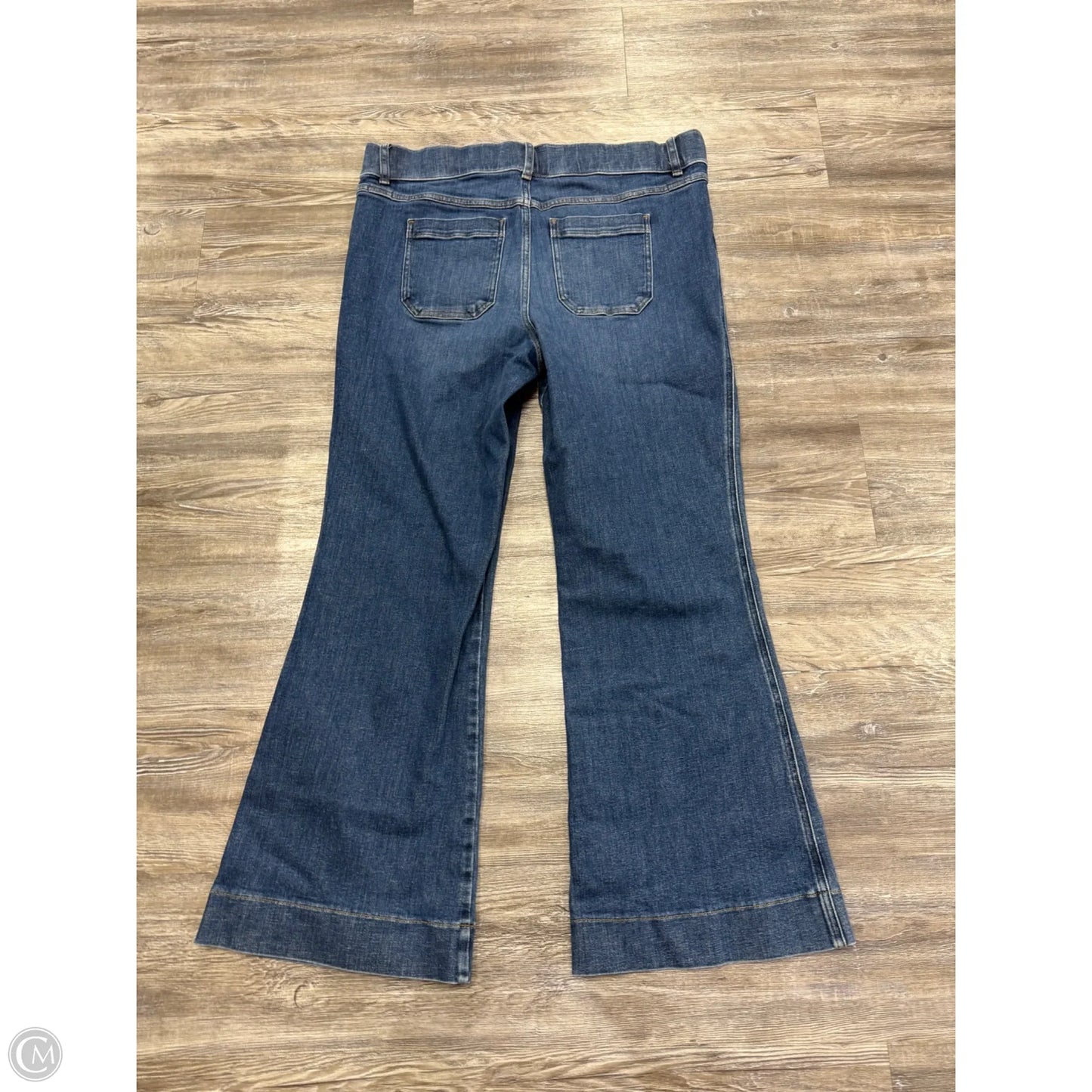 Jeans Flared By Spanx In Blue Denim, Size: 2x
