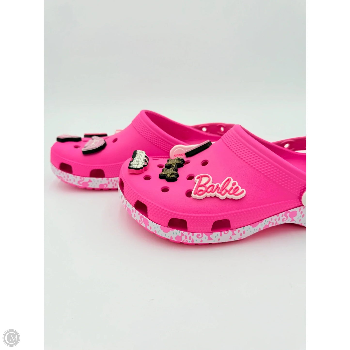 Shoes Flats By Crocs In Pink, Size: 10