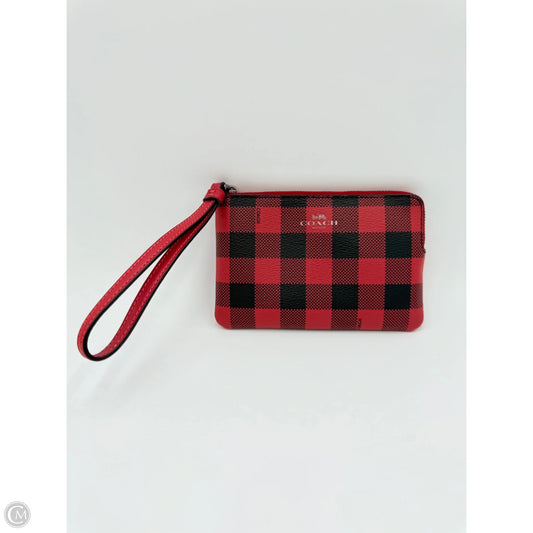Wristlet Designer By Coach, Size: Small