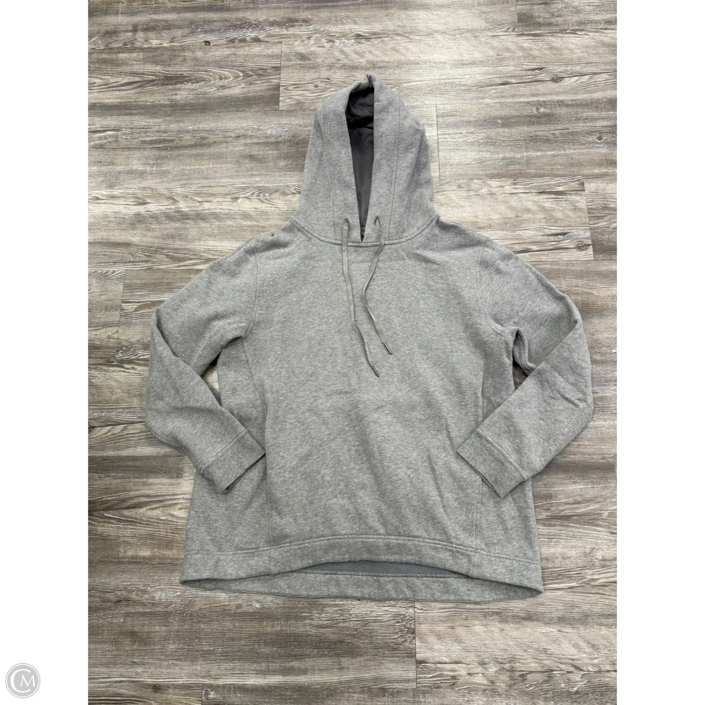 Athletic Sweatshirt Hoodie By Lululemon In Ivory, Size: 12