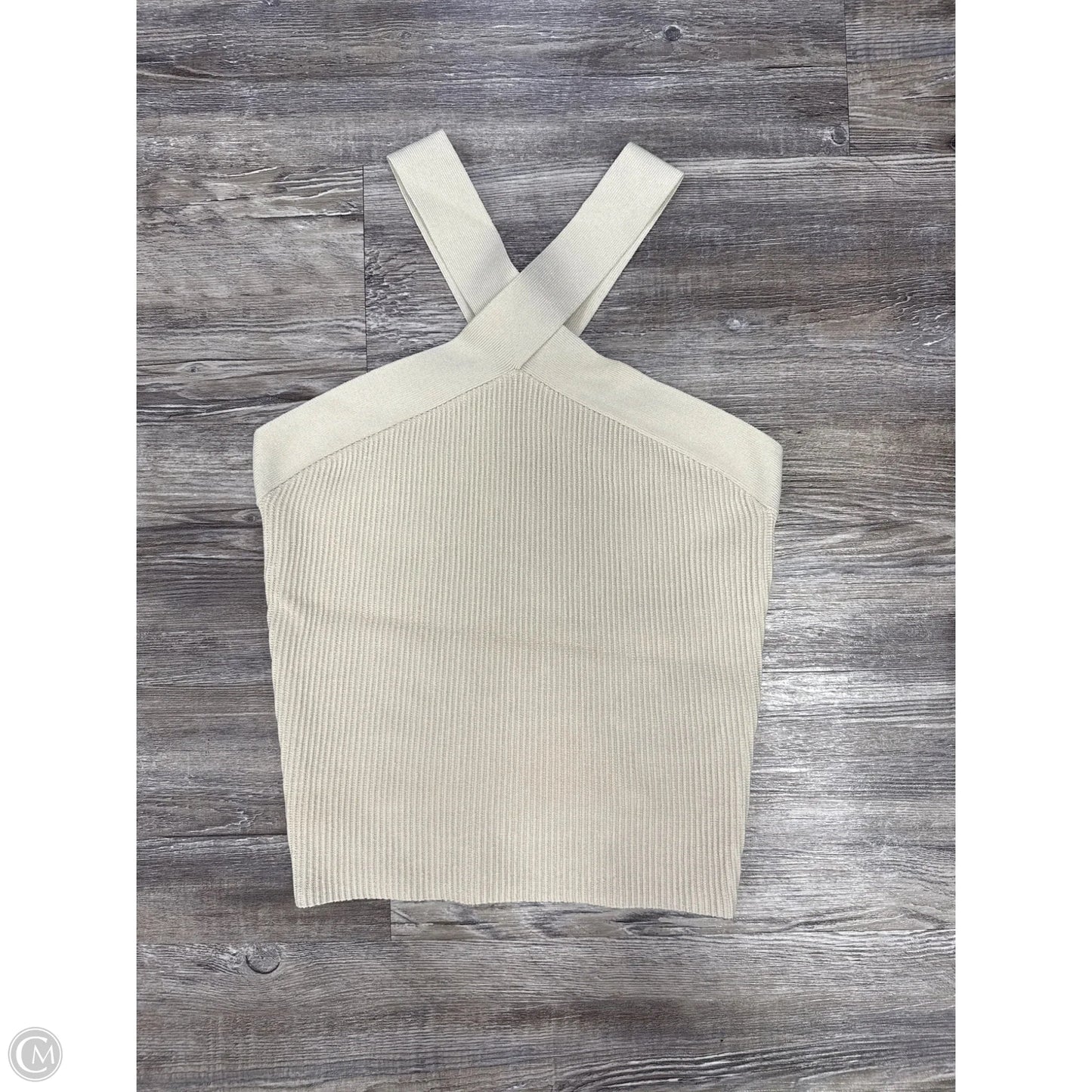 Top Sleeveless By Babaton In Taupe, Size: M