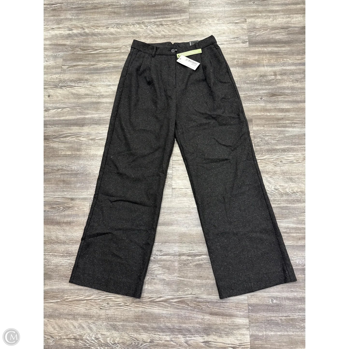 Pants Wide Leg By Frank and Oak In Blue & Grey, Size: 12