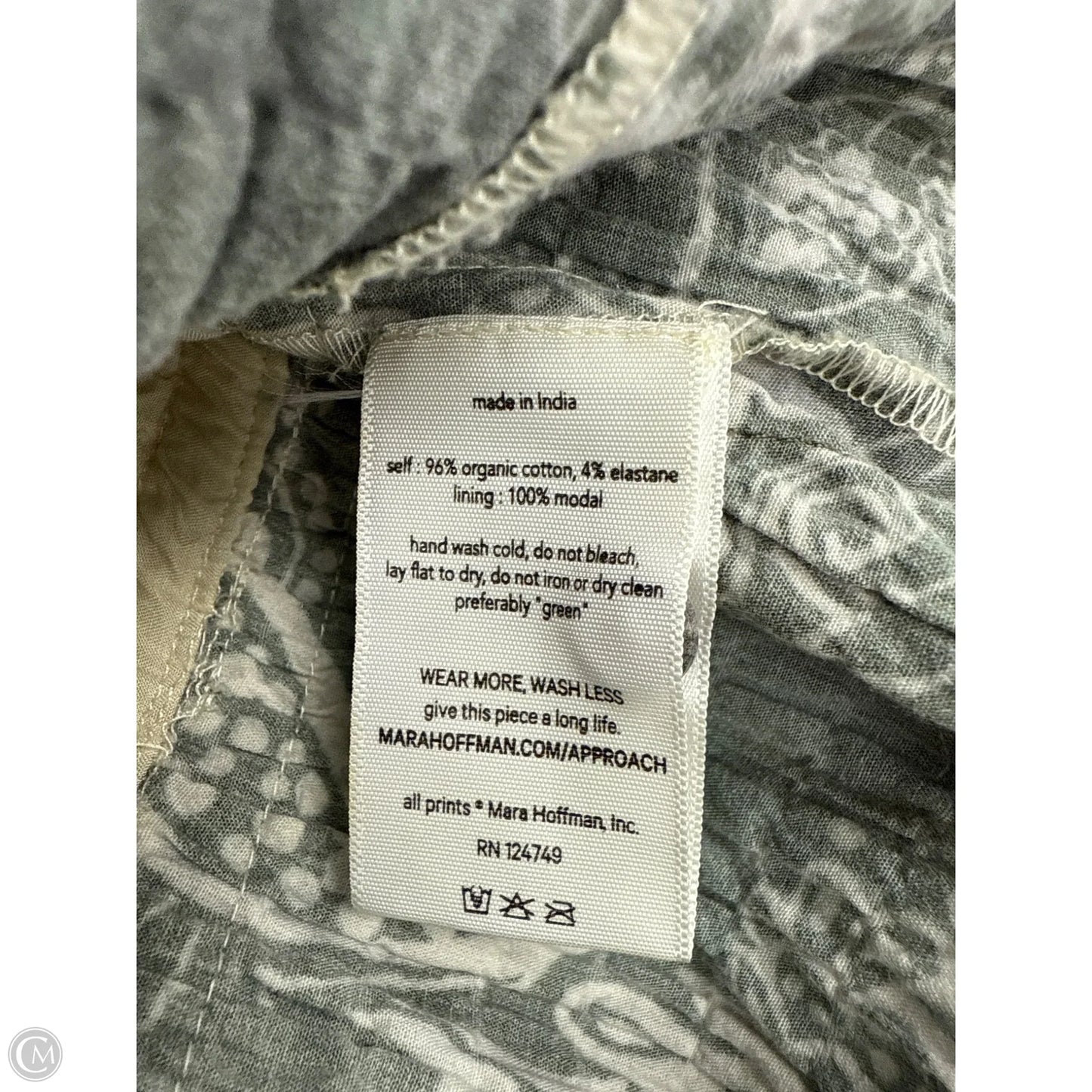 Dress Casual Short By Mara Hoffman In Green & Tan, Size: 8
