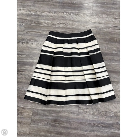 Skirt Designer By Kate Spade In Black & Gold, Size: 8