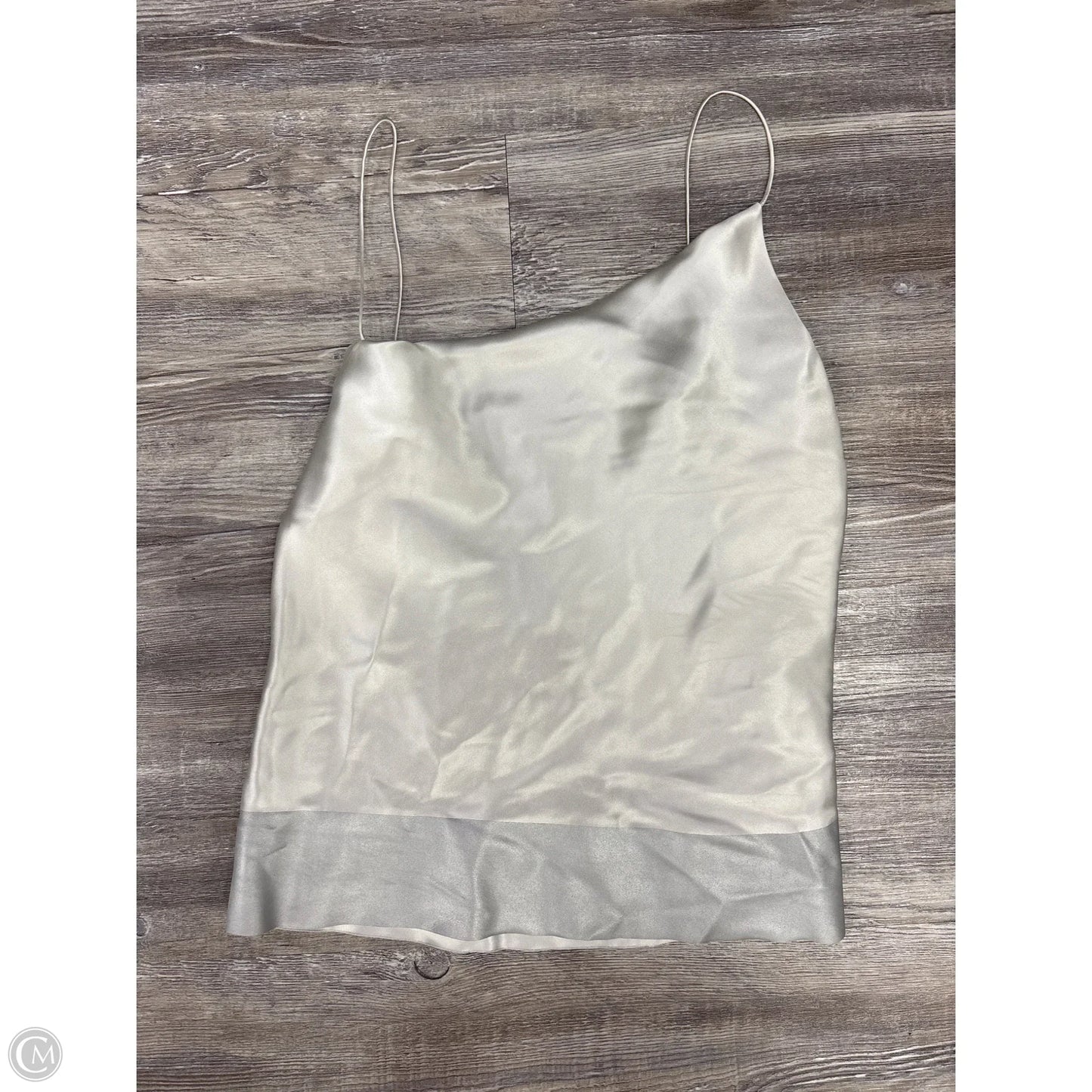 Top Sleeveless By Dkny In Grey & Silver, Size: M