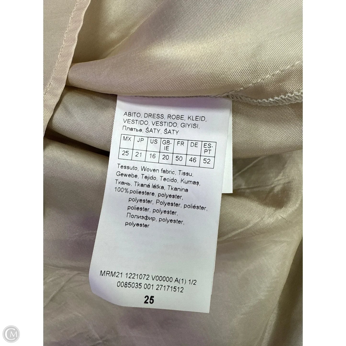 Dress Party Short By Cma In Black & Cream, Size: 16