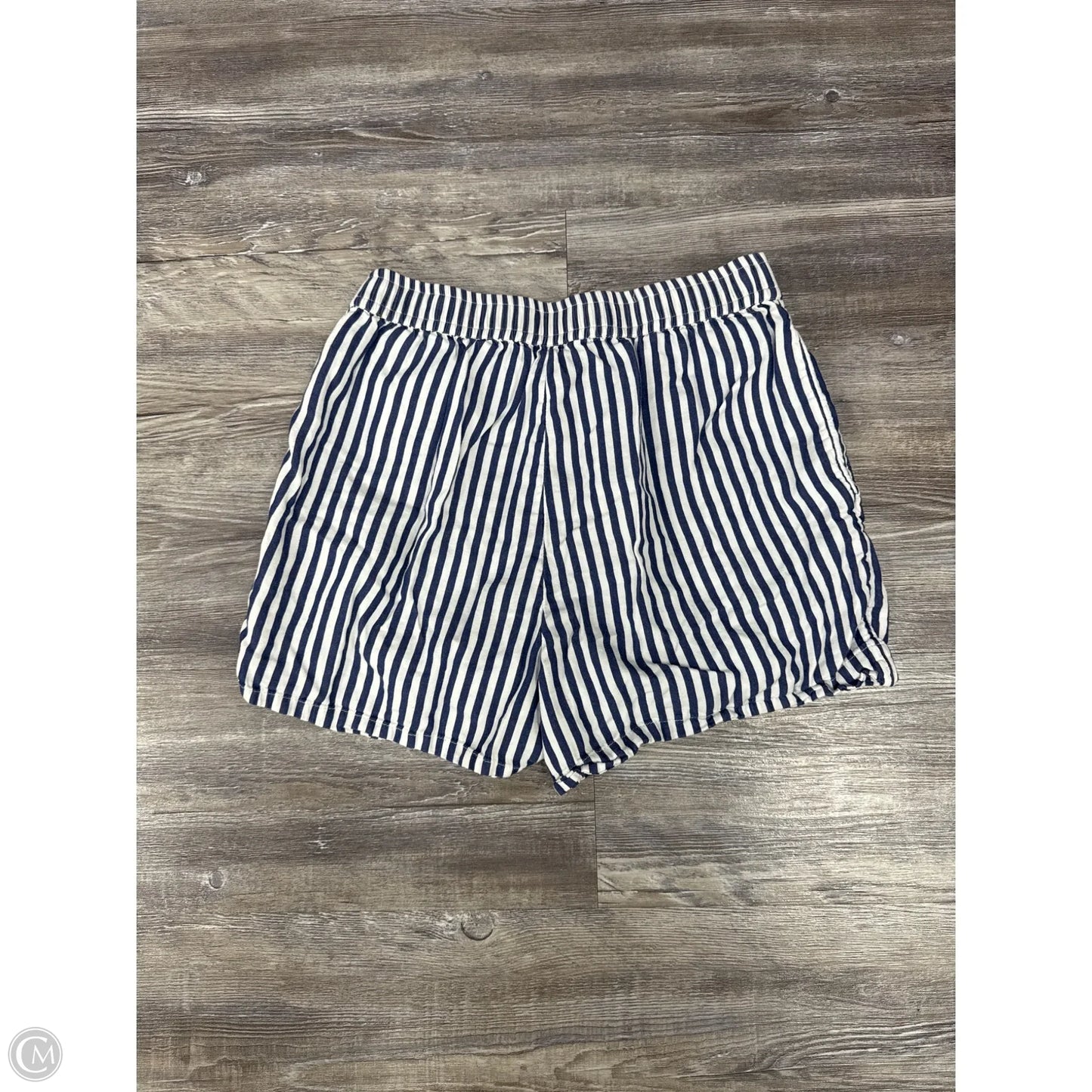 Shorts By Anthropologie In Blue & Cream, Size: S