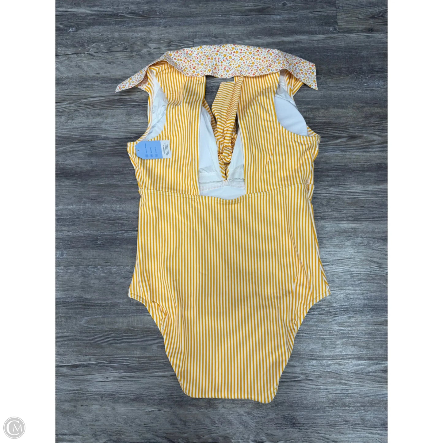 Swimsuit By Lands End In Yellow, Size: 14