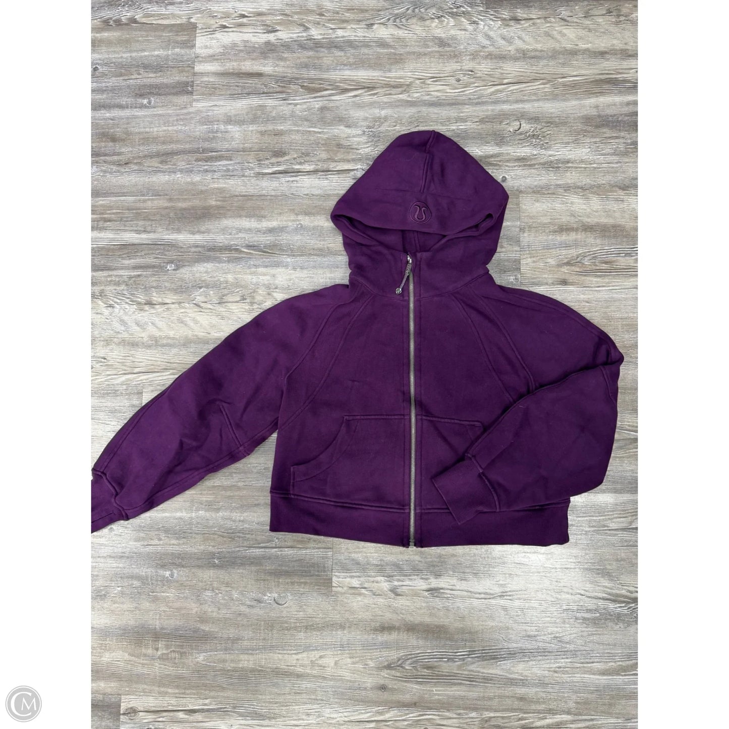 Athletic Sweatshirt Hoodie By Lululemon In Purple, Size: Xs