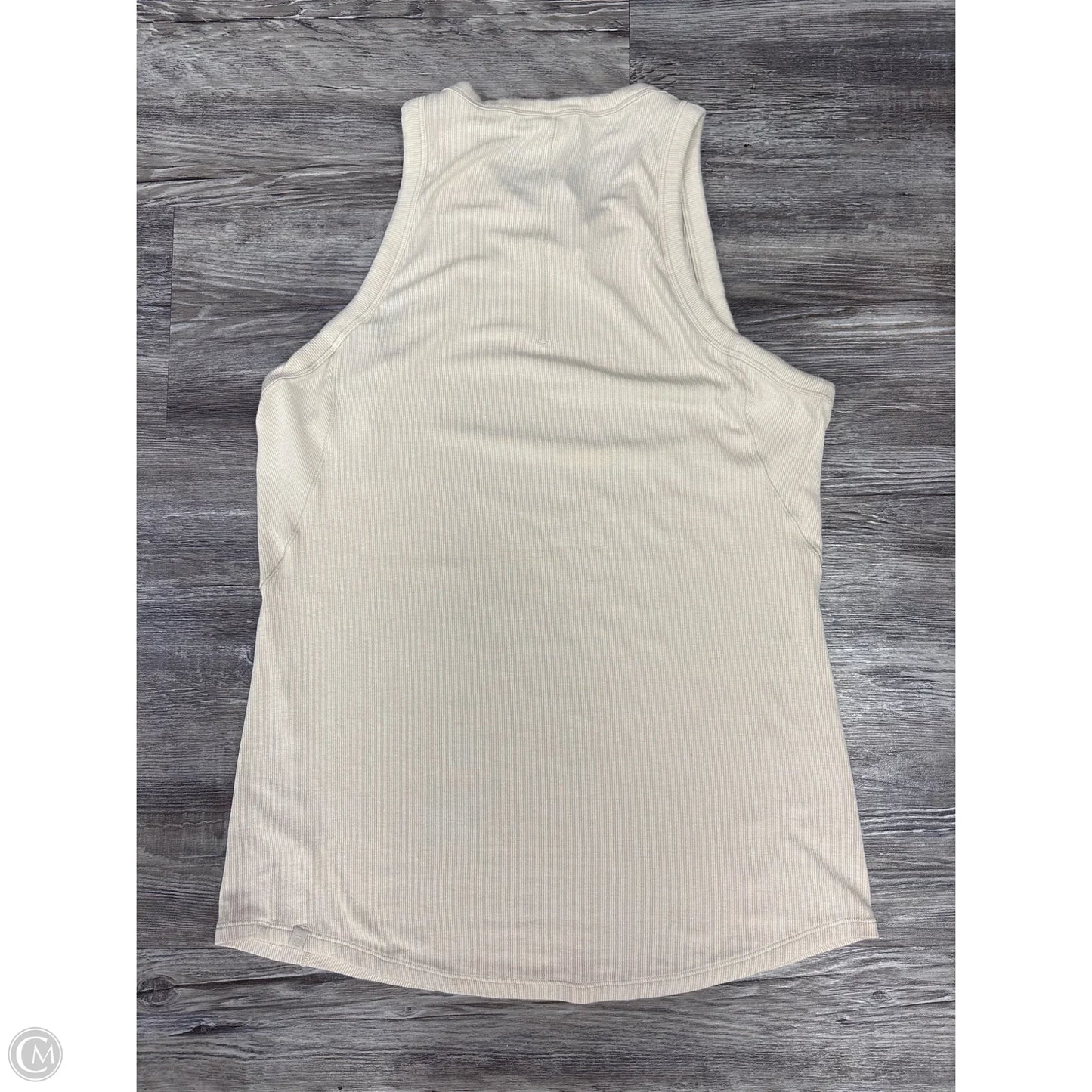 Athletic Tank Top By Lululemon In Tan, Size: 12