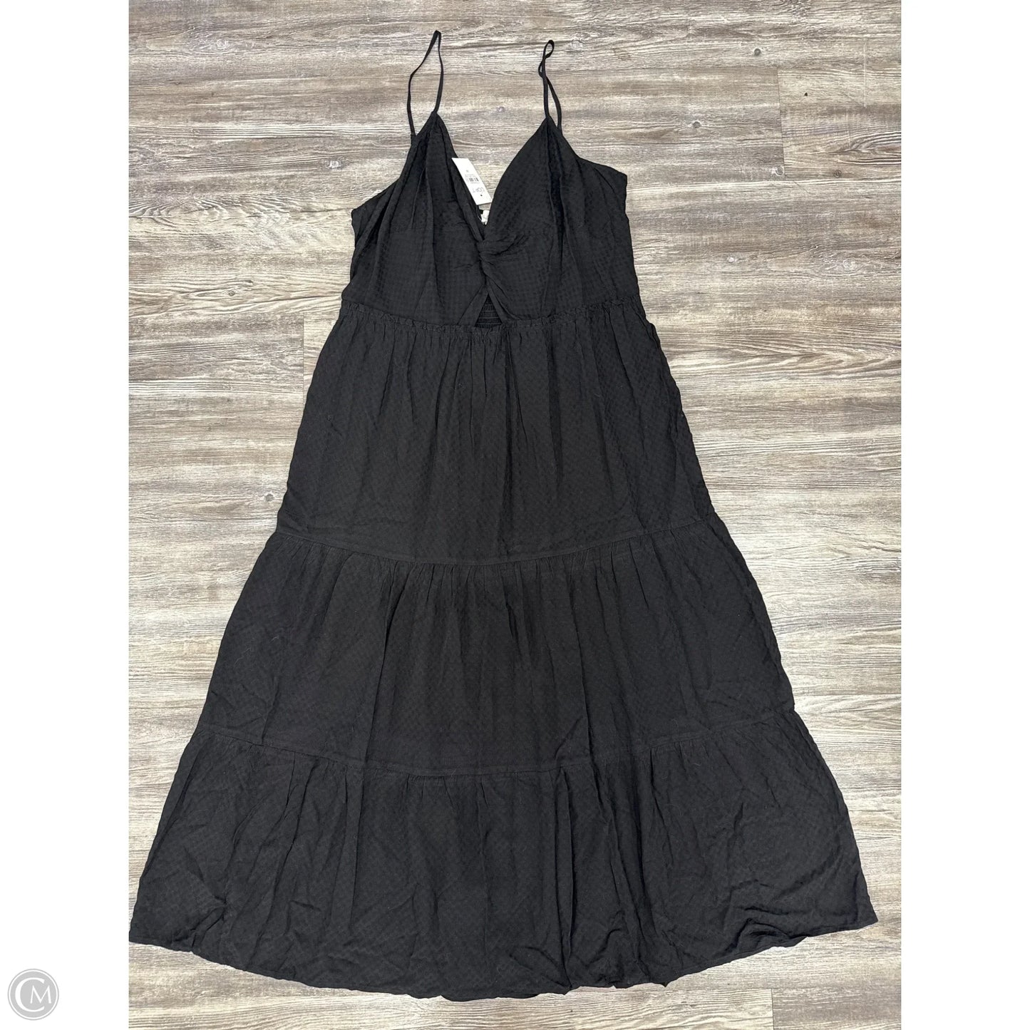 Dress Casual Midi By Loft In Black, Size: 18