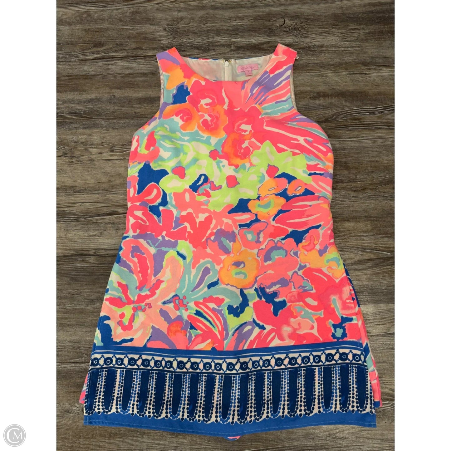 Dress Designer By Lilly Pulitzer In Blue & Pink, Size: 6