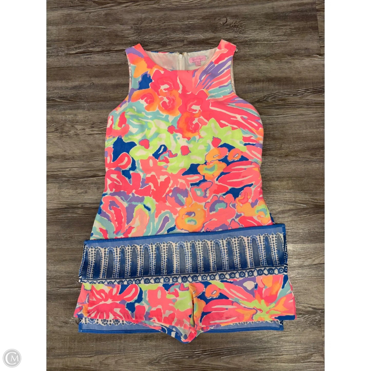 Dress Designer By Lilly Pulitzer In Blue & Pink, Size: 6