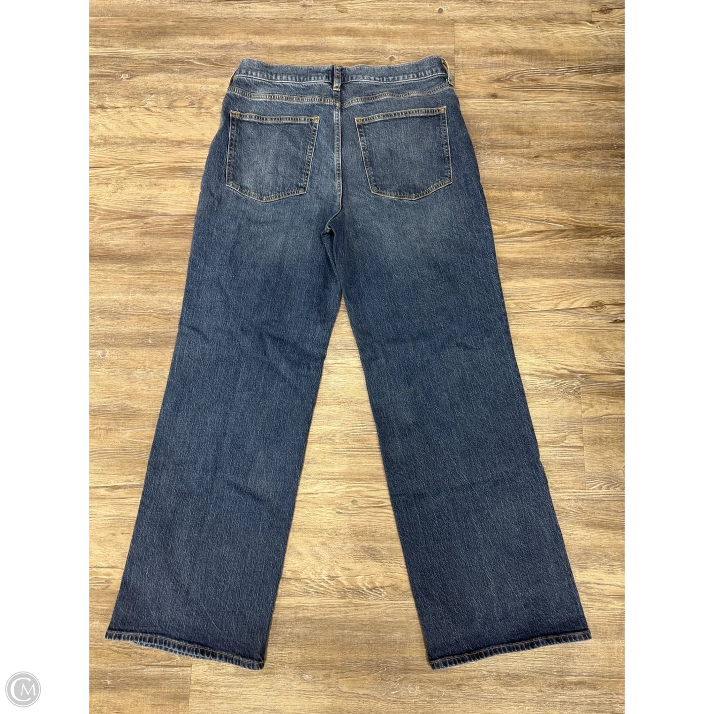 Jeans Wide Leg By J. Crew In Blue Denim, Size: 10