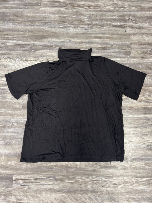 Top Short Sleeve By Michael By Michael Kors In Black, Size: 3x