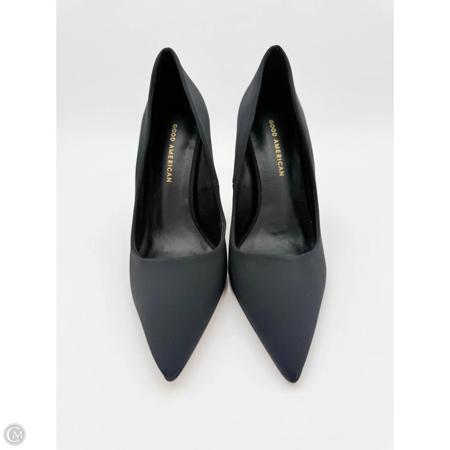 Sandals Heels Stiletto By Good American In Black, Size: 8.5