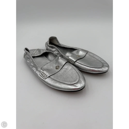 Shoes Designer By Tory Burch In Silver, Size: 8