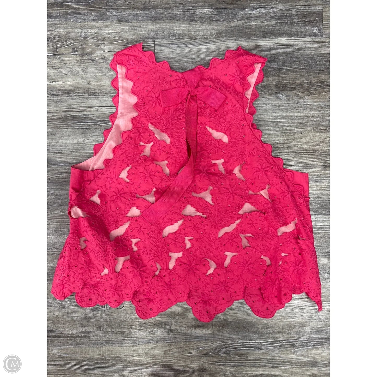 Top Sleeveless By Anthropologie In Pink, Size: L