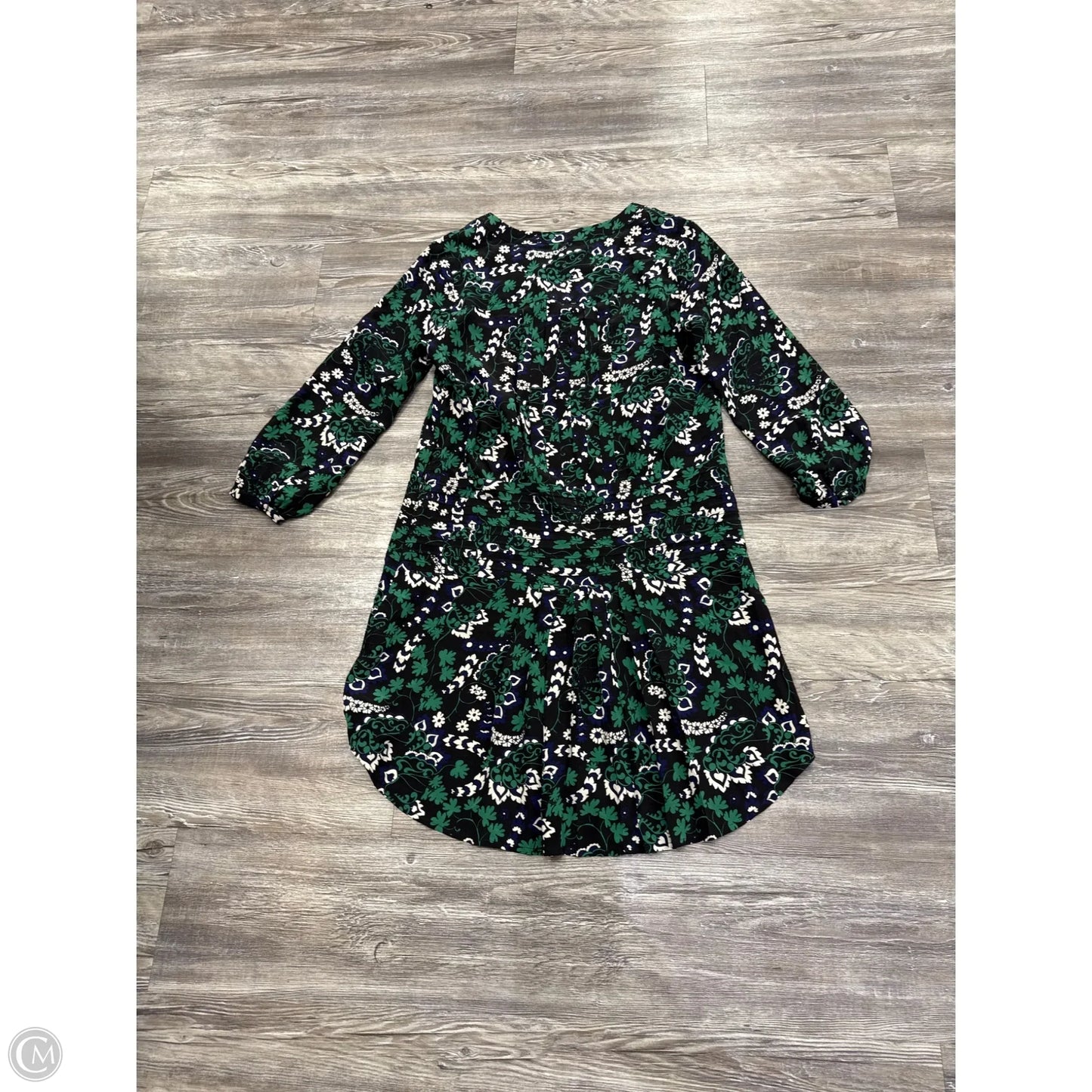 Dress Casual Short By Veronica Beard In Black & Green, Size: 6