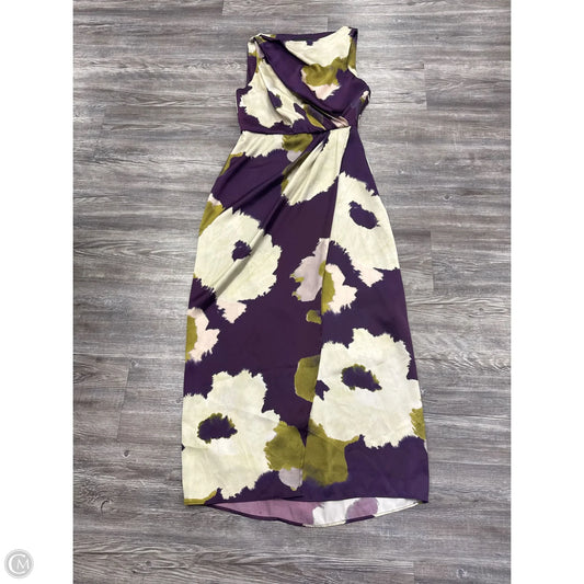 Dress Casual Maxi By Zara In Floral Print, Size: Xs