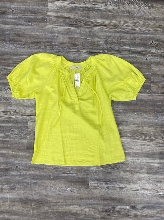 Top Short Sleeve By Loft  Size: Xs