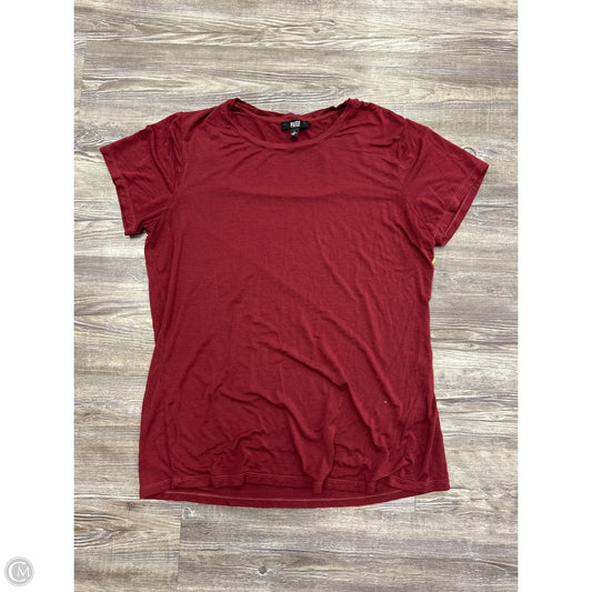 Top Short Sleeve Designer By Paige In Maroon, Size: S