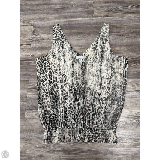 Top Sleeveless By Allison Joy In Animal Print, Size: Xs