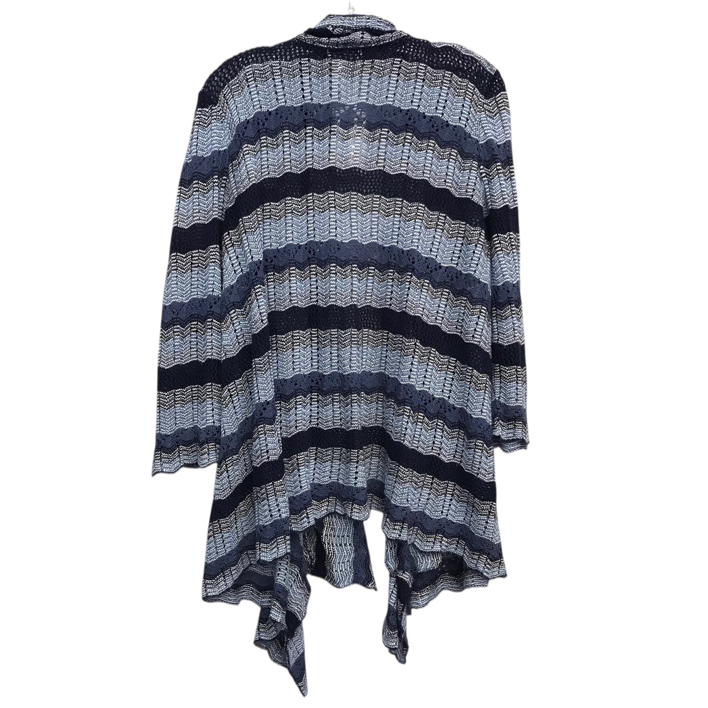 Sweater Cardigan By Avenue In Blue, Size:3X