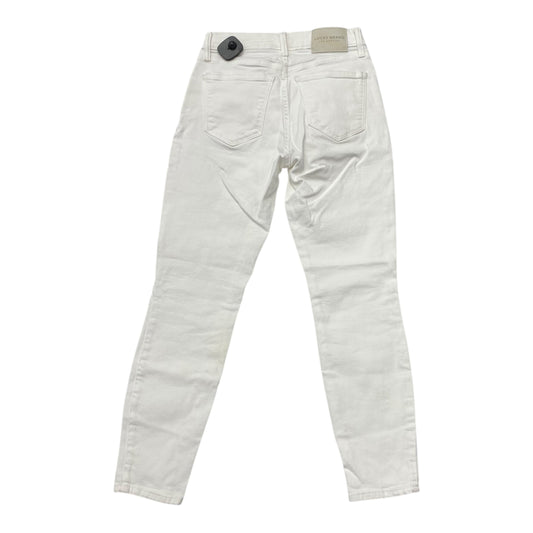 Jeans Skinny By Lucky Brand In White, Size:4