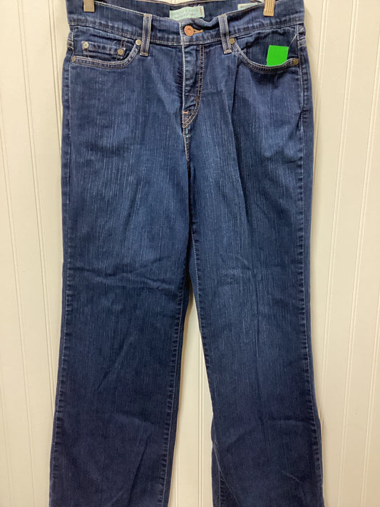 Jeans Boot Cut By Levis In Blue Denim, Size:8