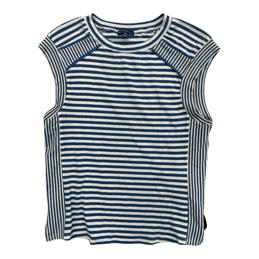 Top Sleeveless By Democracy In Blue & Gold, Size:M