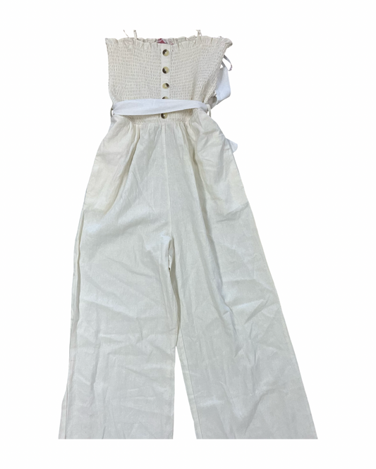 Jumpsuit By Guess In Cream, Size:M