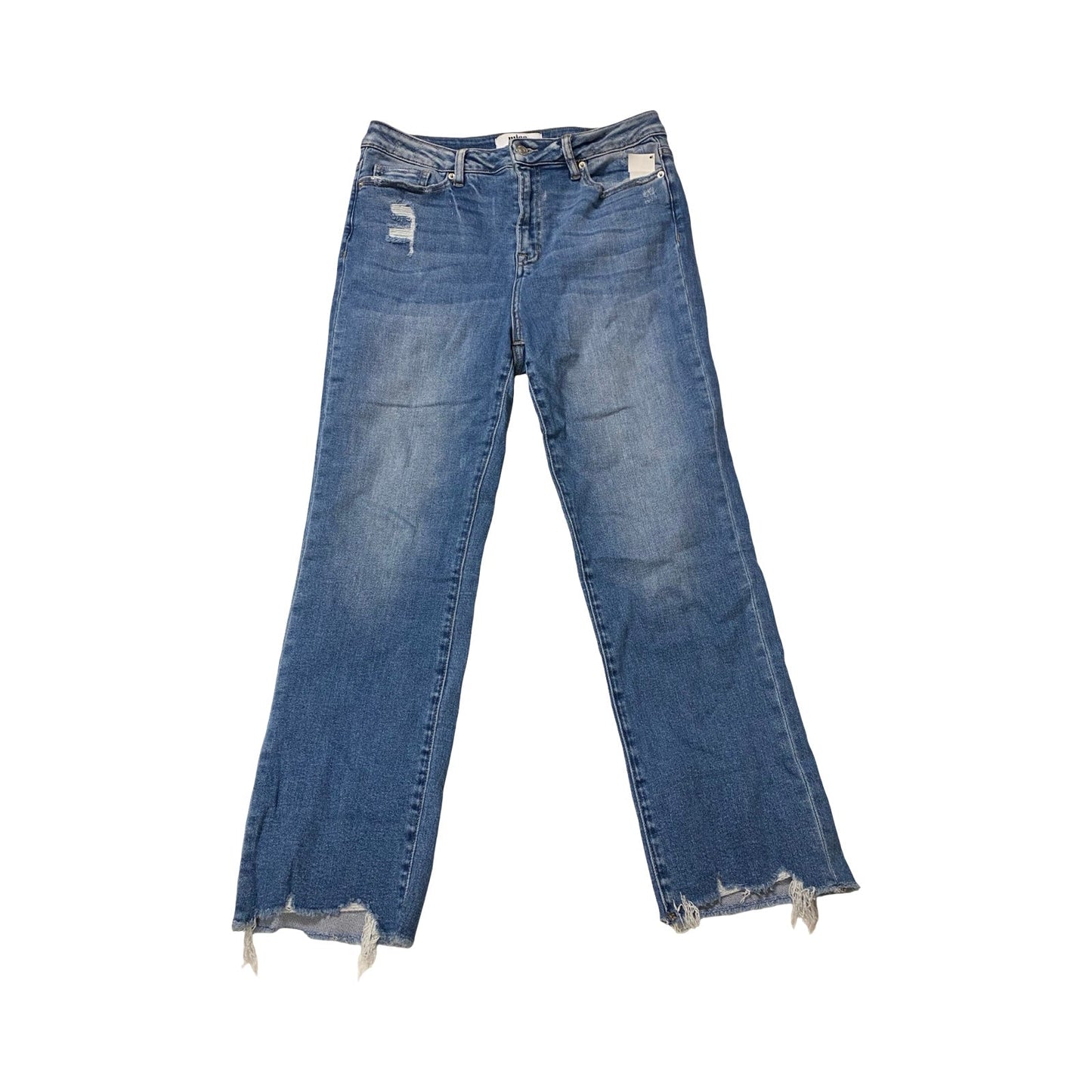 Jeans Straight By Mica In Blue Denim, Size:10